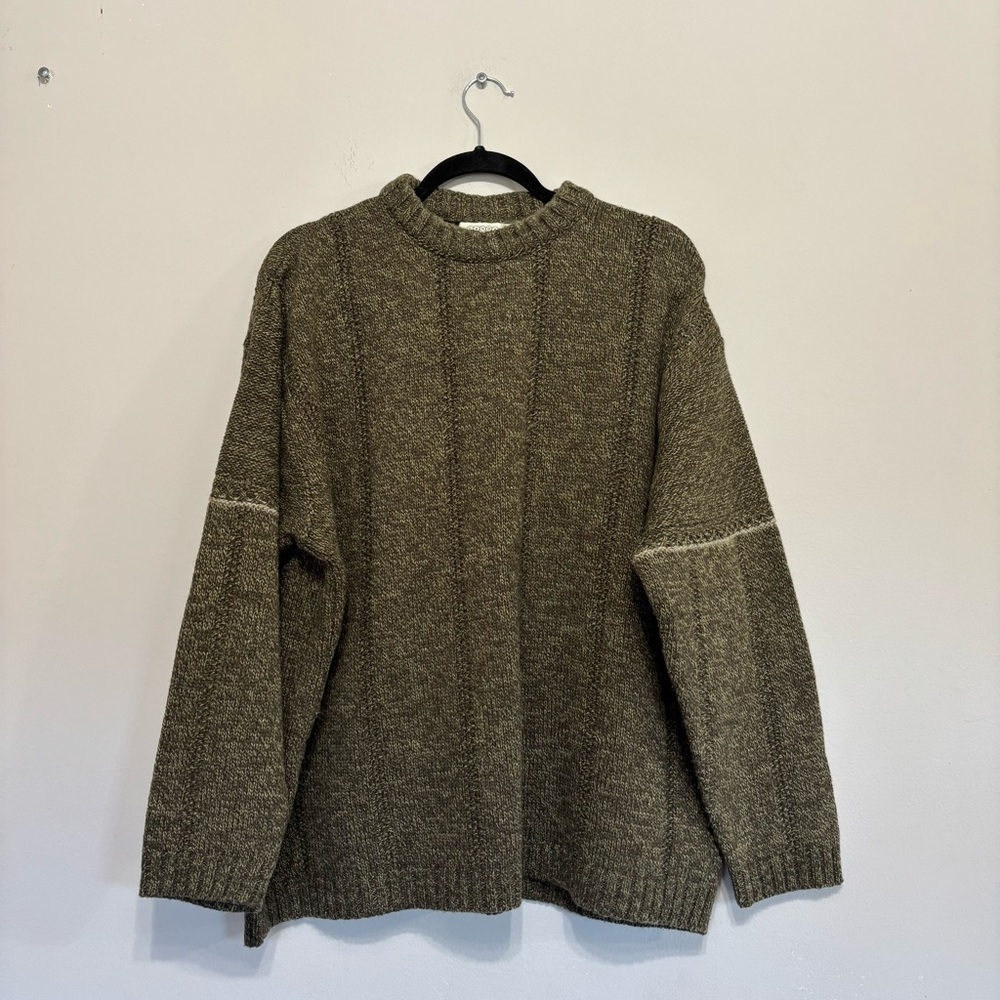 Canda Wool Cozy Brown Turtleneck Sweater
